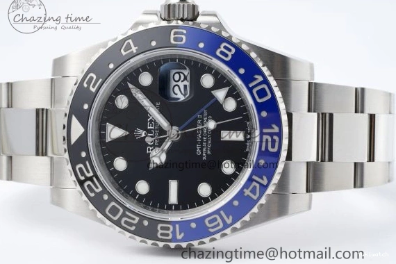 GMT KING 126710 CHS Edition K3285 SS Best 1:1 Oyster Master on II Factory 904L BLNR Bracelet 0402